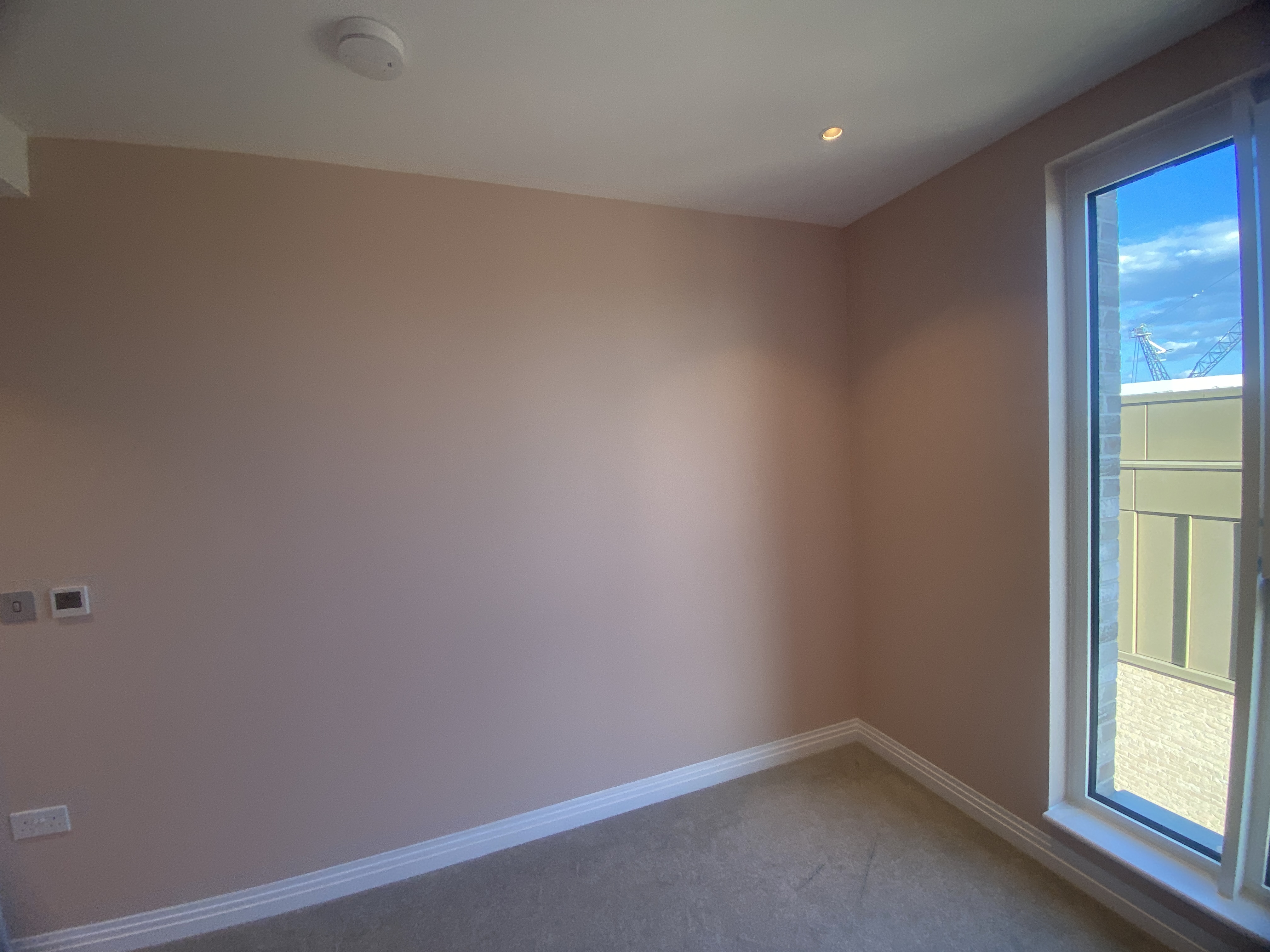 before pink bedroom  Couple Elephant&Castle Interior painting project London